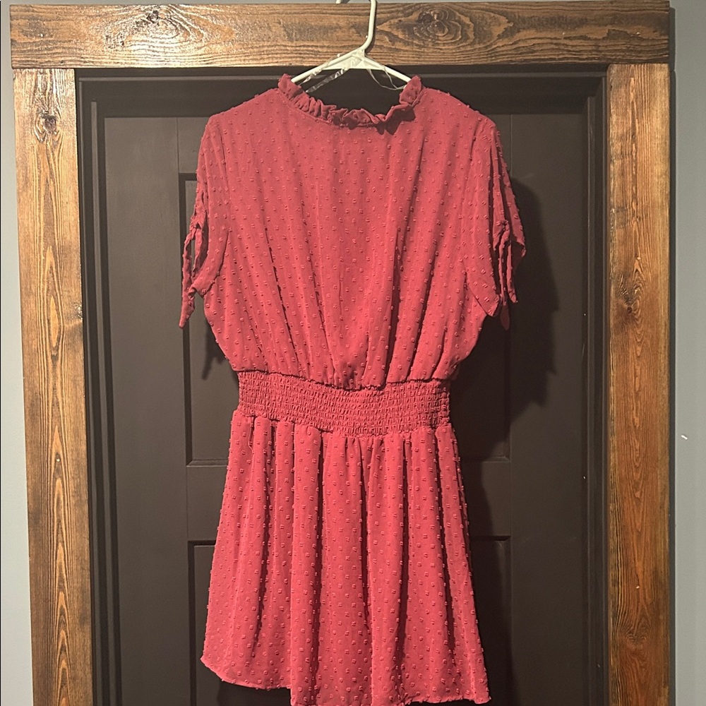 J for Justify Maroon Dress - Picture 3 of 5